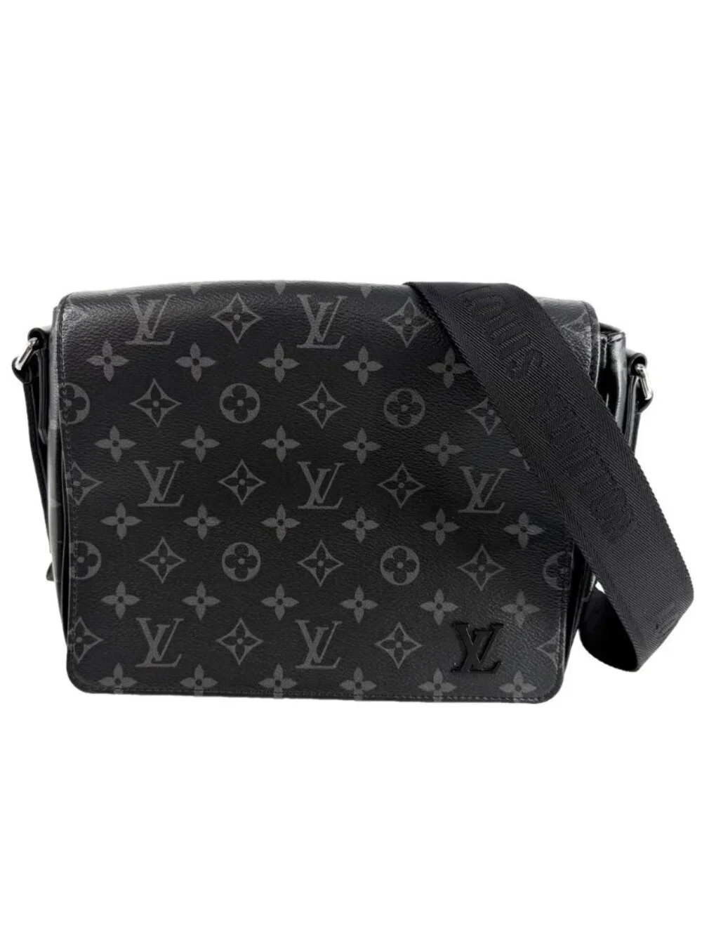 Louis Vuitton Shoulder Bag Monogram Eclipse District PM Messenger Bag